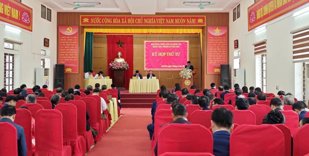 Năm 2025, xã Định Tân có 23/23 chỉ tiêu chủ yếu đạt và vượt kế hoạch