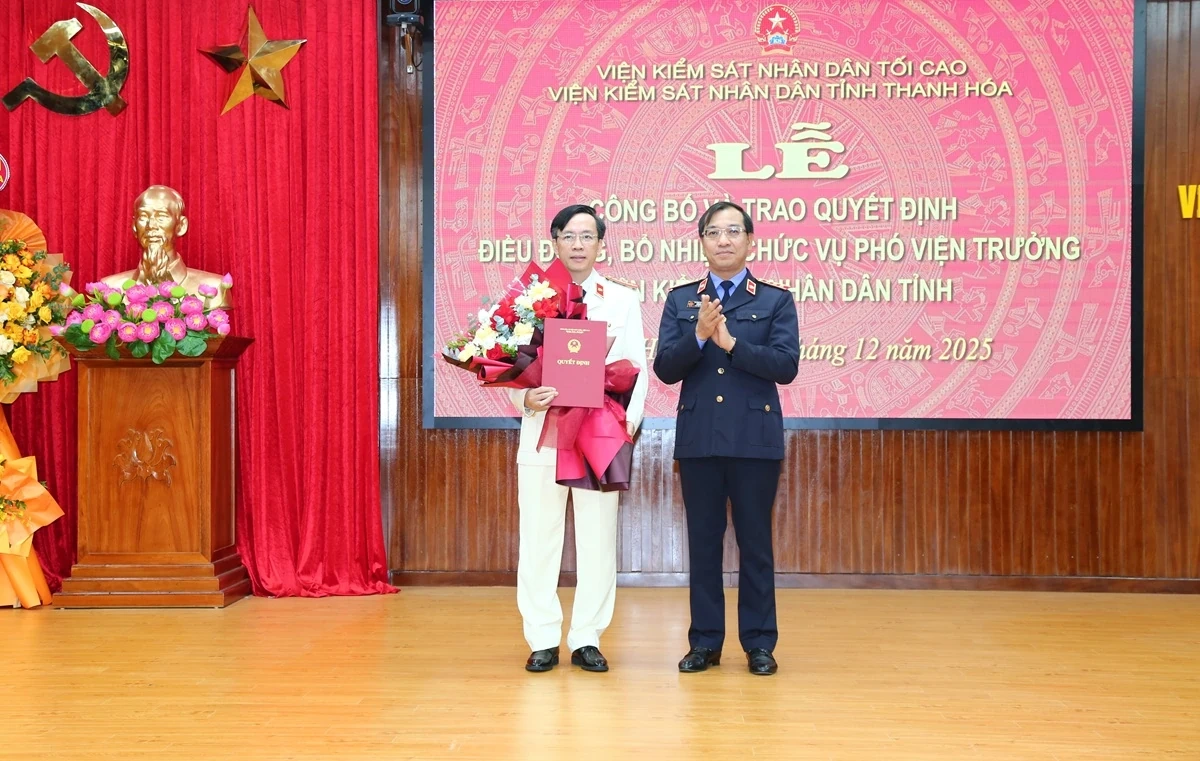 Thanh Hóa có tân Phó Viện trưởng VKSND tỉnh
