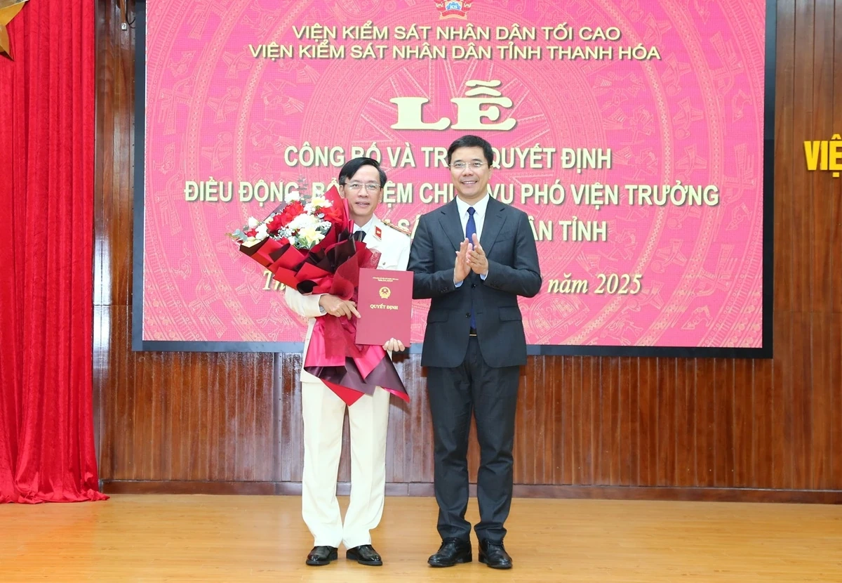 Thanh Hóa có tân Phó Viện trưởng VKSND tỉnh