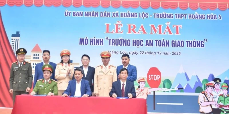 Ra mắt mô hình “Trường học an toàn giao thông”
