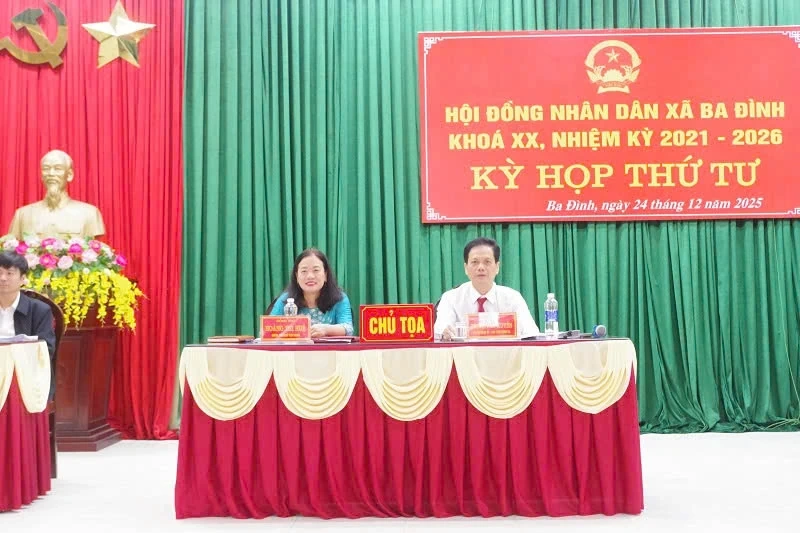 Xã Ba Đình thống nhất mục tiêu, nhiệm vụ năm 2026