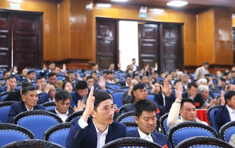 Đại hội đại biểu Liên minh HTX tỉnh Thanh Hóa lần thứ VII hoàn thành phiên thứ nhất