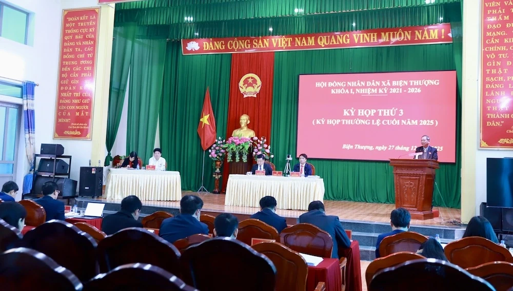 Xã Biện Thượng hoàn thành và vượt 26/28 chỉ tiêu năm 2025