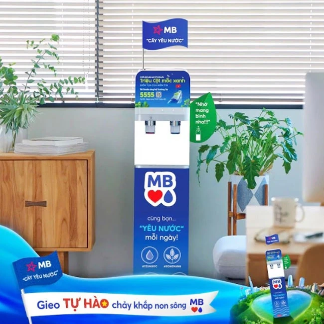 “Cây Yêu Nước” phủ xanh hơn 300 chi nhánh MB: Gieo tự hào chảy khắp non sông