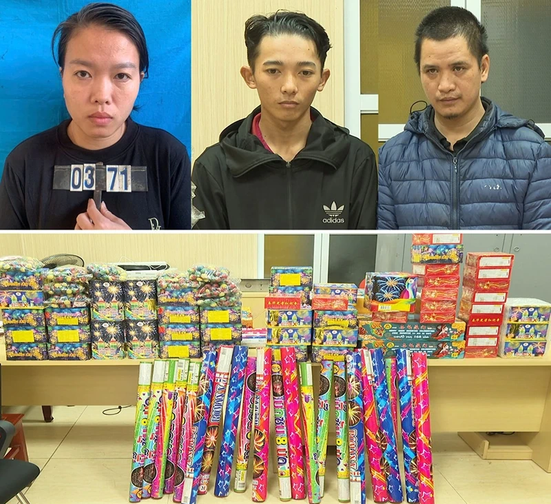 Khởi tố, bắt tạm giam 3 đối tượng mua bán, tàng trữ trái phép hơn 500 kg pháo nổ