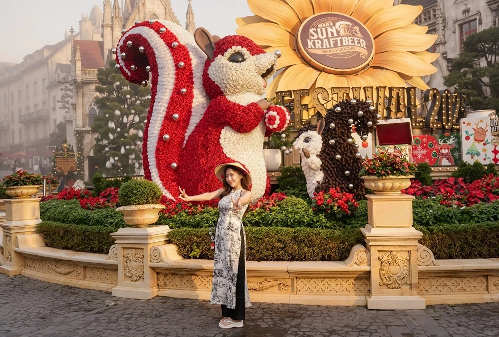 Sun World Ba Na Hills biến thành “ngôi làng cổ tích” dịp Giáng sinh