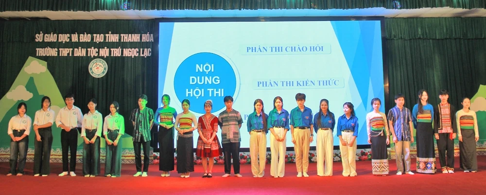 Hội thi tìm hiểu pháp luật cho học sinh Trường THPT Dân tộc nội trú Ngọc Lặc