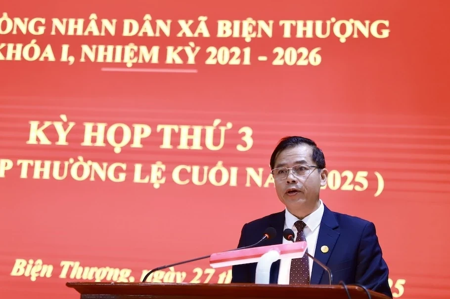 Xã Biện Thượng hoàn thành và vượt 26/28 chỉ tiêu năm 2025