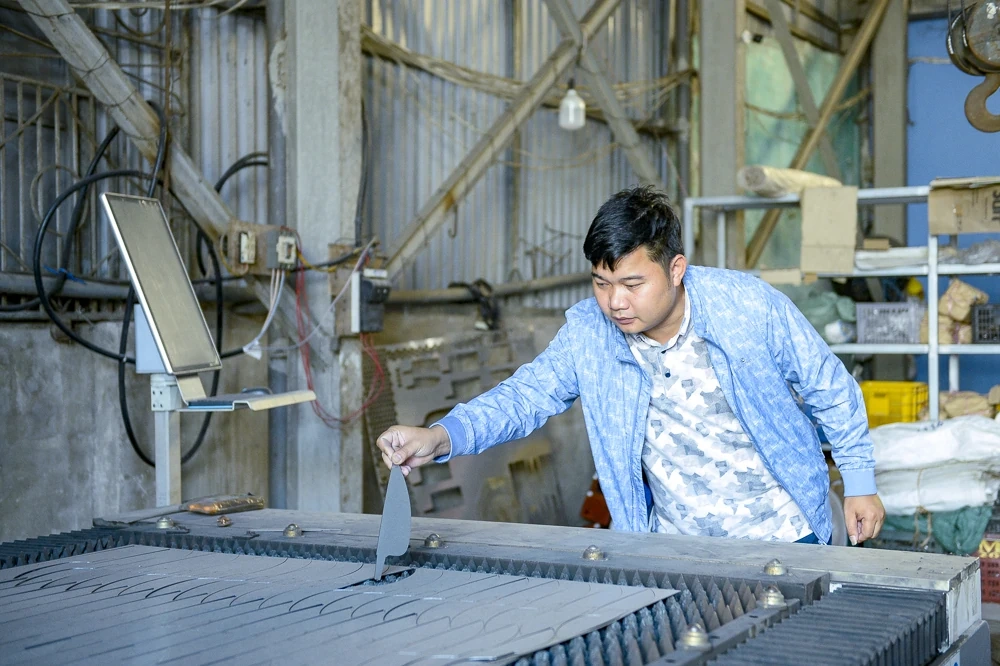 Làng rèn Tiến Lộc “đỏ lửa” vào mùa Tết