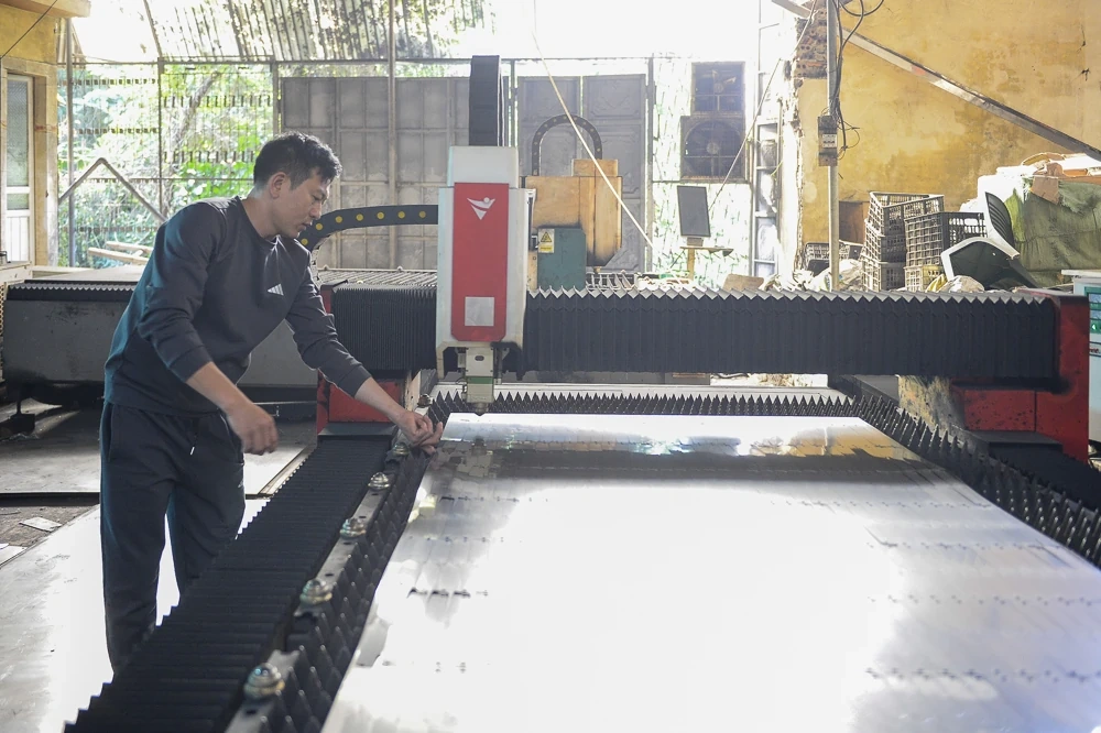 Làng rèn Tiến Lộc “đỏ lửa” vào mùa Tết