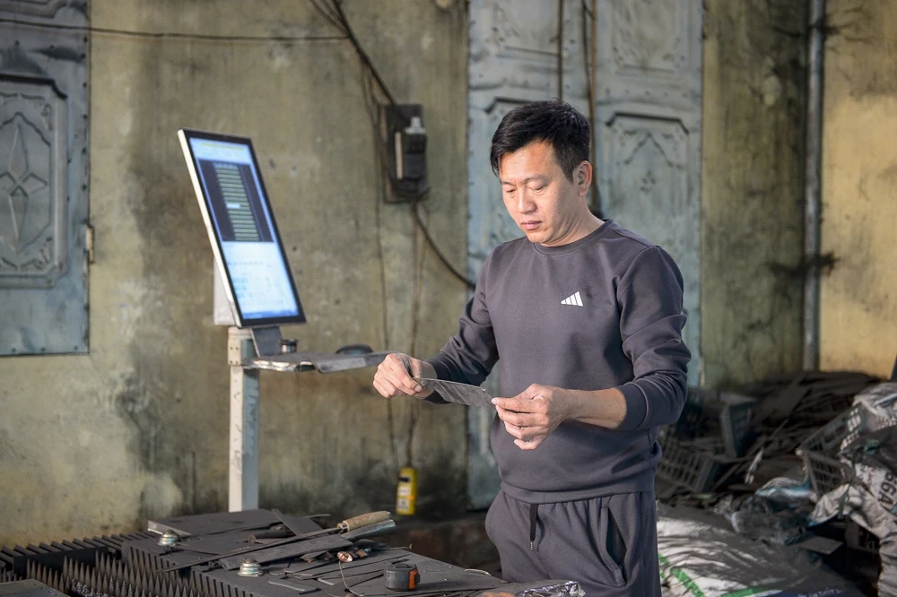 Làng rèn Tiến Lộc “đỏ lửa” vào mùa Tết