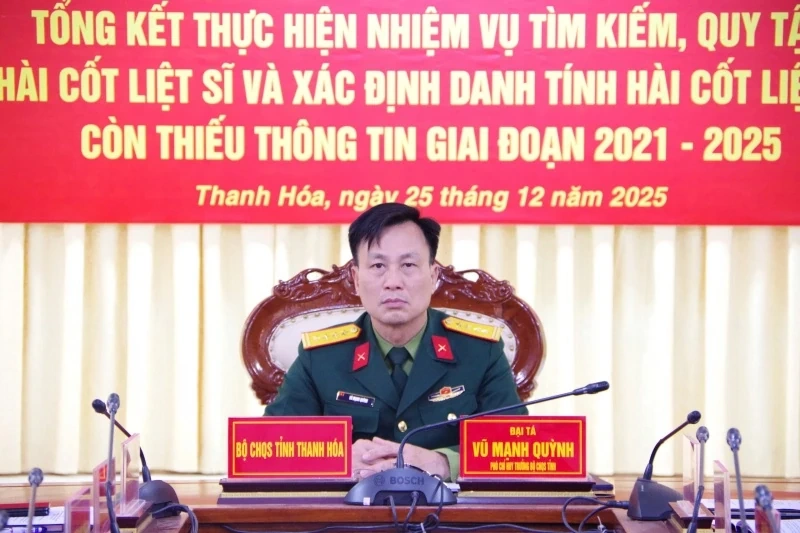 Ban chỉ đạo Quốc gia 515 tổng kết nhiệm vụ tìm kiếm, quy tập hài cốt liệt sĩ