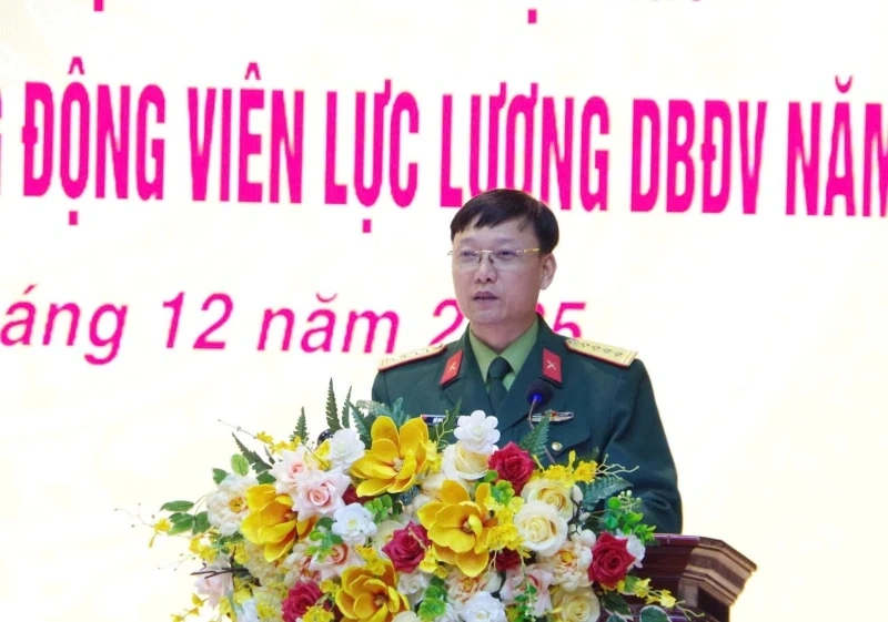 Hiệp đồng công tác tuyển quân và huấn luyện, diễn tập lực lượng dự bị động viên năm 2026