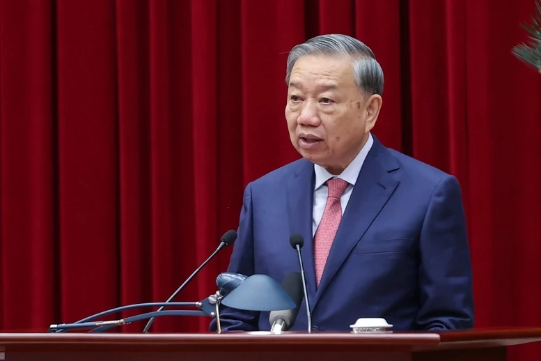 Phát biểu của Tổng Bí thư Tô Lâm khai mạc Hội nghị Trung ương 15 Khóa XIII