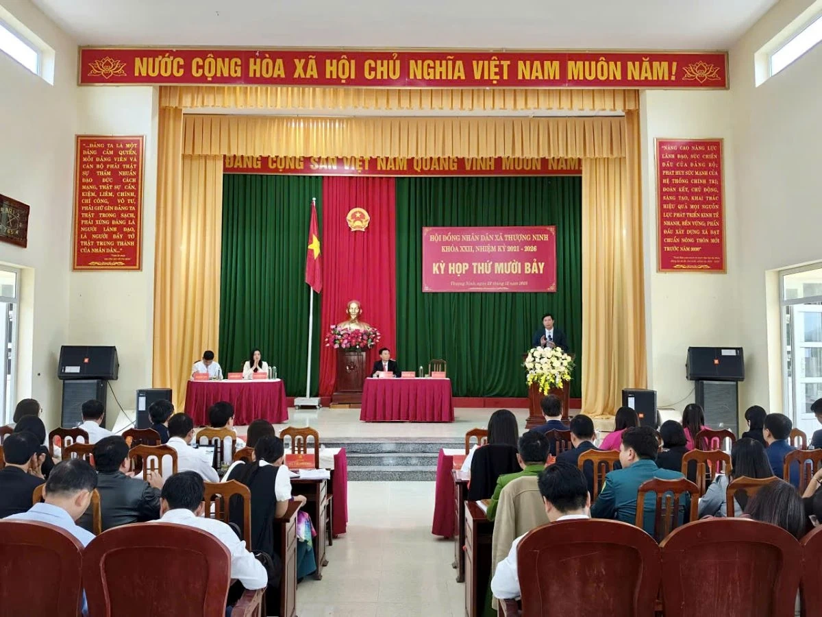 HĐND xã Thượng Ninh tổ chức kỳ họp thường lệ cuối năm 2025
