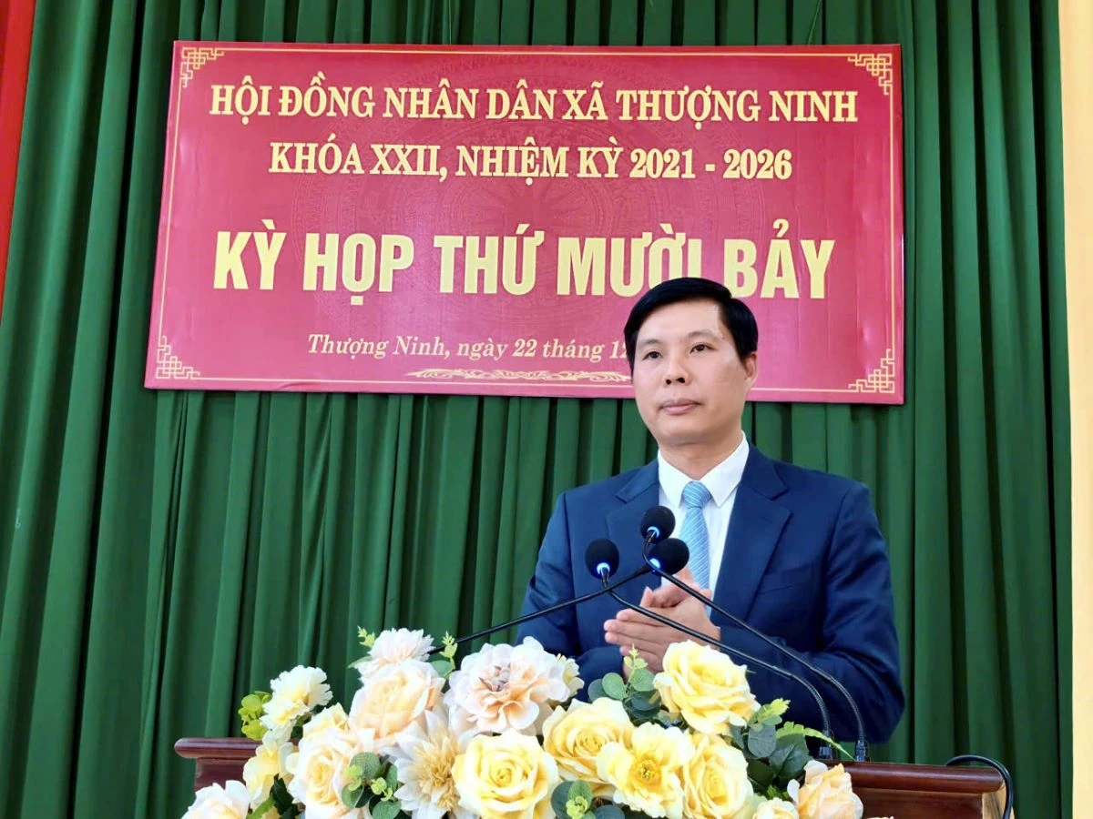 HĐND xã Thượng Ninh tổ chức kỳ họp thường lệ cuối năm 2025