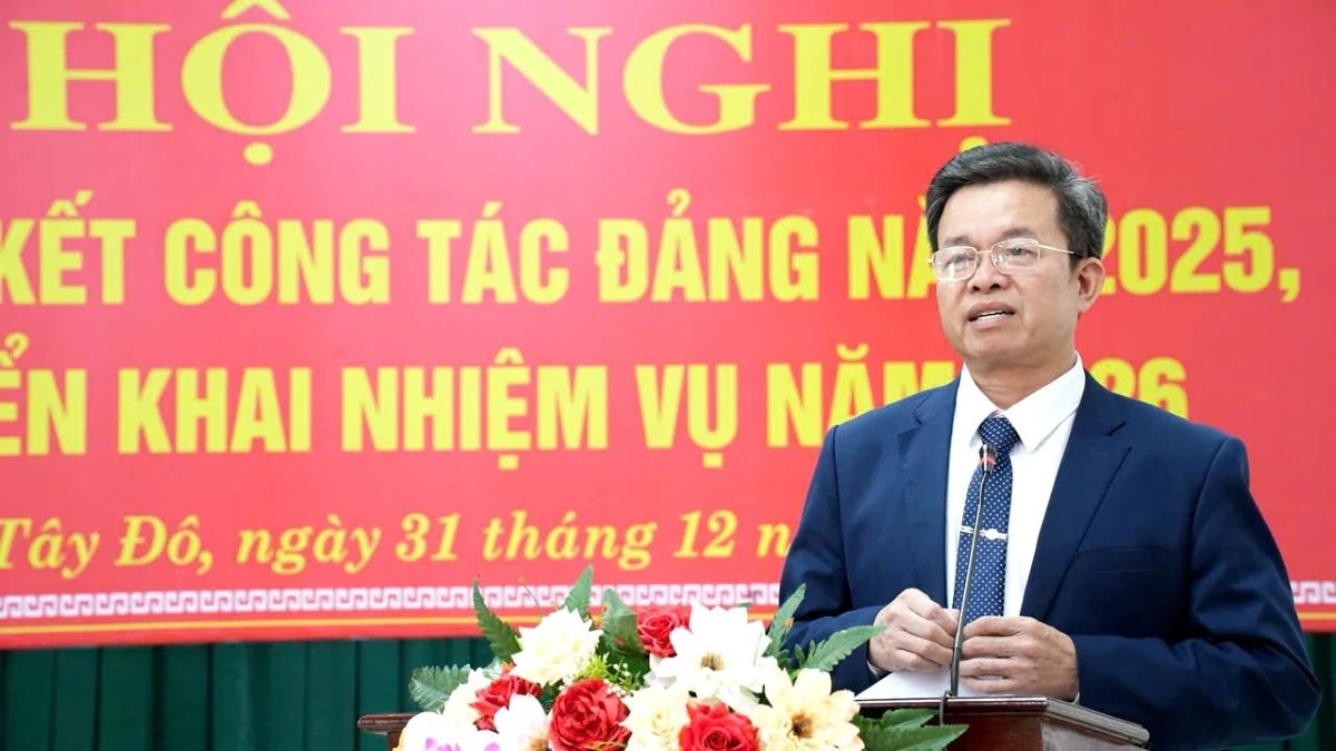 Năm 2025, Đảng bộ xã Tây Đô hoàn thành và hoàn thành vượt mức 25/25 chỉ tiêu đề ra
