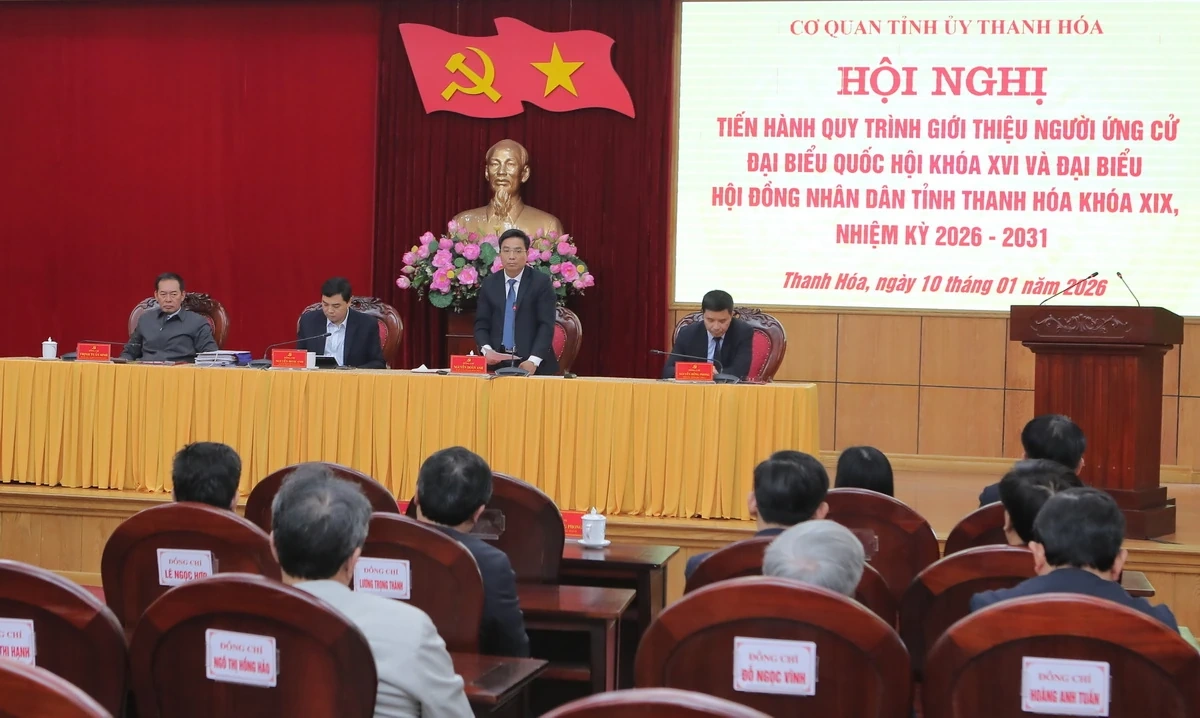 Giới thiệu đồng chí Nguyễn Doãn Anh, Ủy viên Trung ương Đảng, Bí thư Tỉnh ủy ứng cử đại biểu Quốc hội khóa XVI