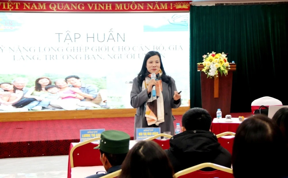 Nâng cao năng lực lồng ghép giới, thúc đẩy bình đẳng giới