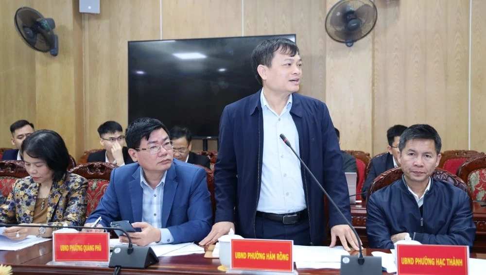 Tháo gỡ vướng mắc, tạo điều kiện thuận lợi để Tổng Công ty CP Hợp Lực triển khai các dự án trên địa bàn tỉnh