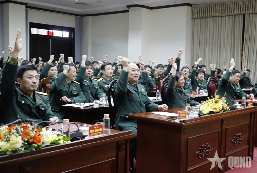 100% cử tri nhất trí giới thiệu Đại tướng Nguyễn Tân Cương tham gia ứng cử đại biểu Quốc hội khóa XVI