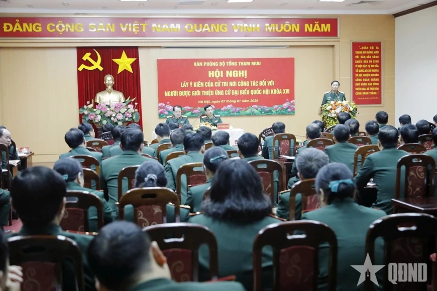 100% cử tri nhất trí giới thiệu Đại tướng Nguyễn Tân Cương tham gia ứng cử đại biểu Quốc hội khóa XVI