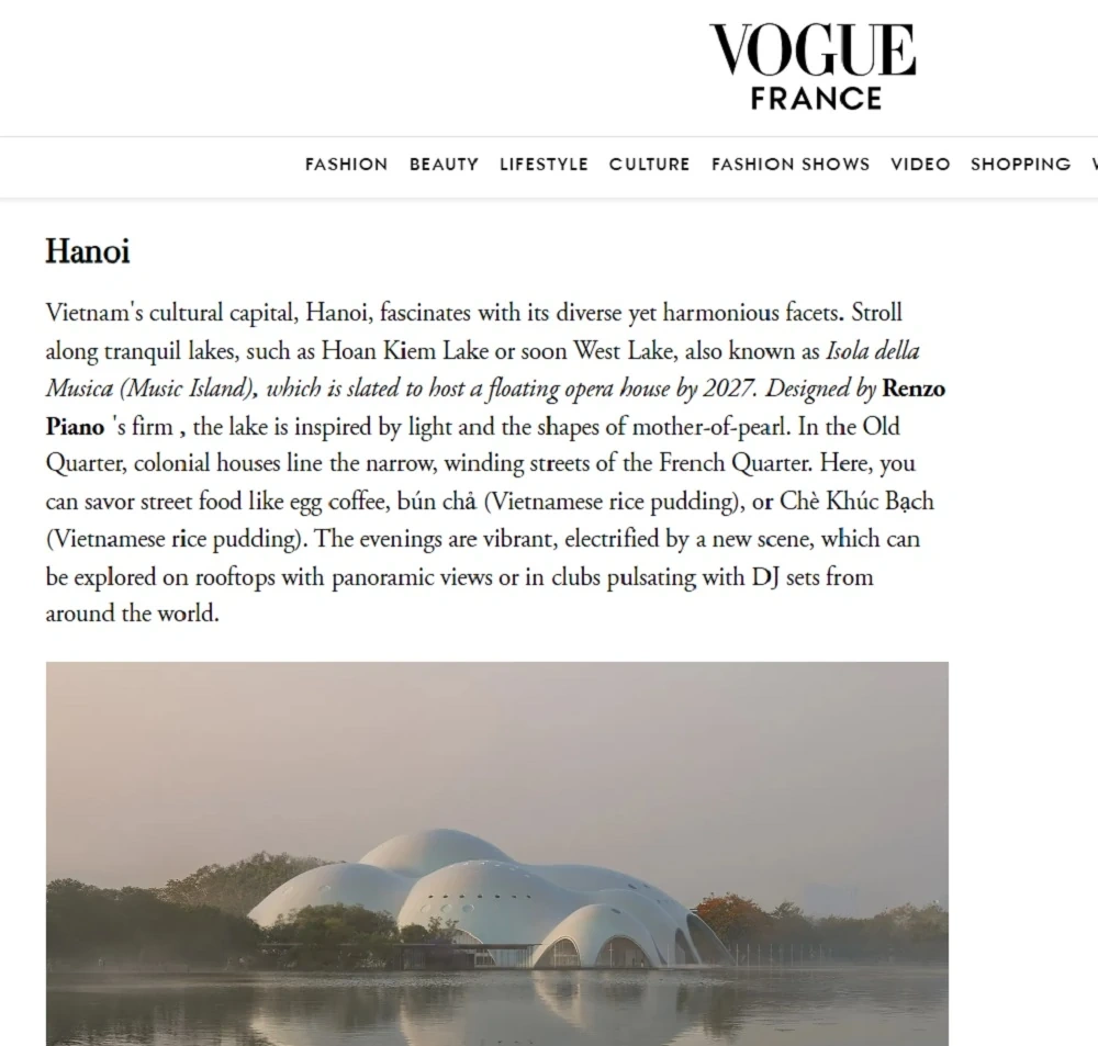 Đâu là hình ảnh mới của Hà Nội trong “ống kính” tạp chí thời trang hàng đầu nước Pháp?