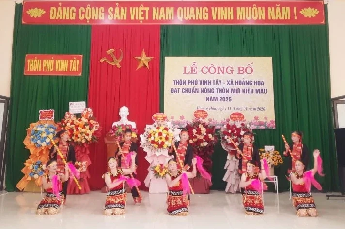 Thêm một thôn của xã Hoằng Hóa đạt danh hiệu nông thôn mới kiểu mẫu