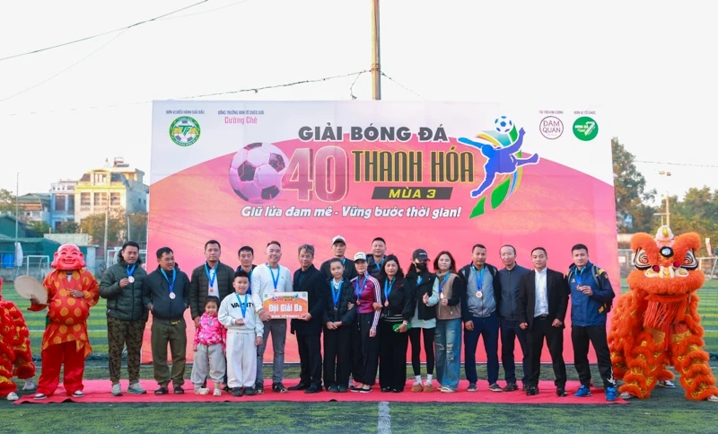 FC G8 Omely vô địch Giải bóng đá 7 người O40 tỉnh Thanh Hóa