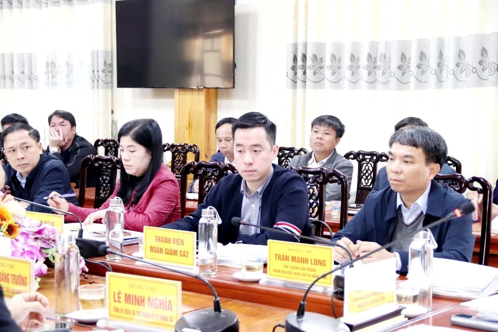 Phó Chủ tịch Thường trực HĐND tỉnh giám sát công tác bầu cử ĐBQH và đại biểu HĐND các cấp