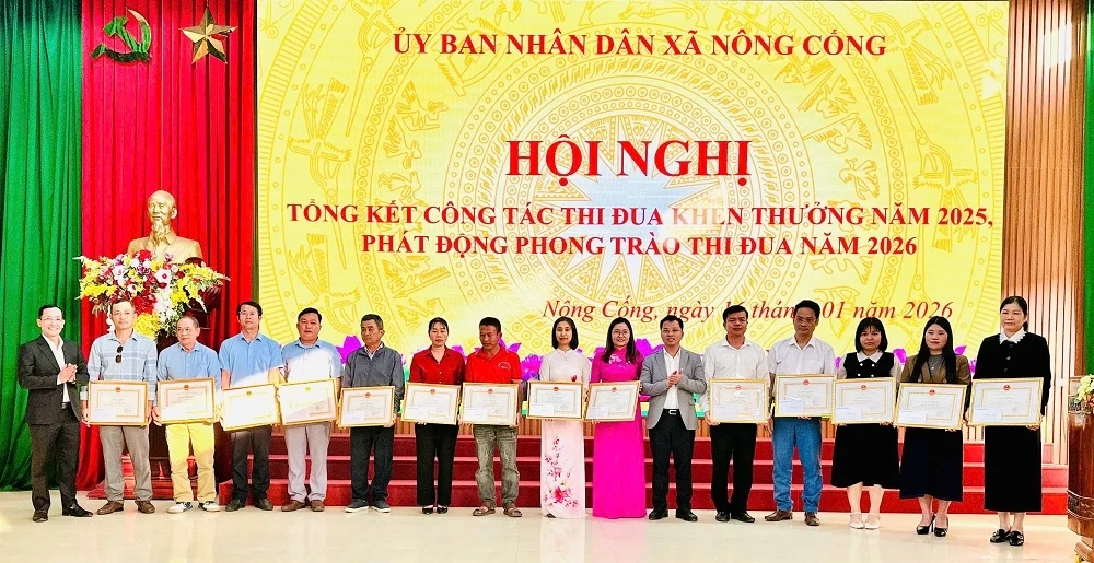 Tập trung xây dựng xã Nông Cống đạt chuẩn nông thôn mới theo hướng đô thị