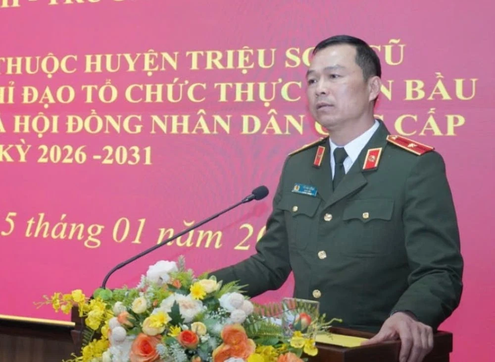 Bảo vệ tuyệt đối an ninh, an toàn tại các điểm bỏ phiếu, góp phần tổ chức thành công cuộc bầu cử