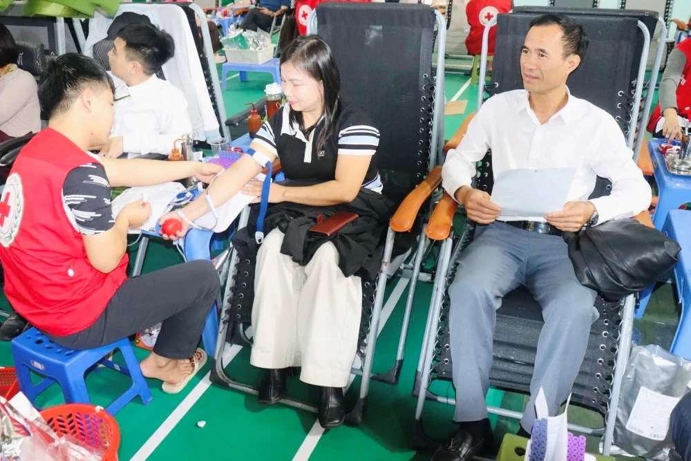 Xã Nga Sơn tiếp nhận hơn 420 đơn vị máu tại Ngày hội hiến máu tình nguyện 2026