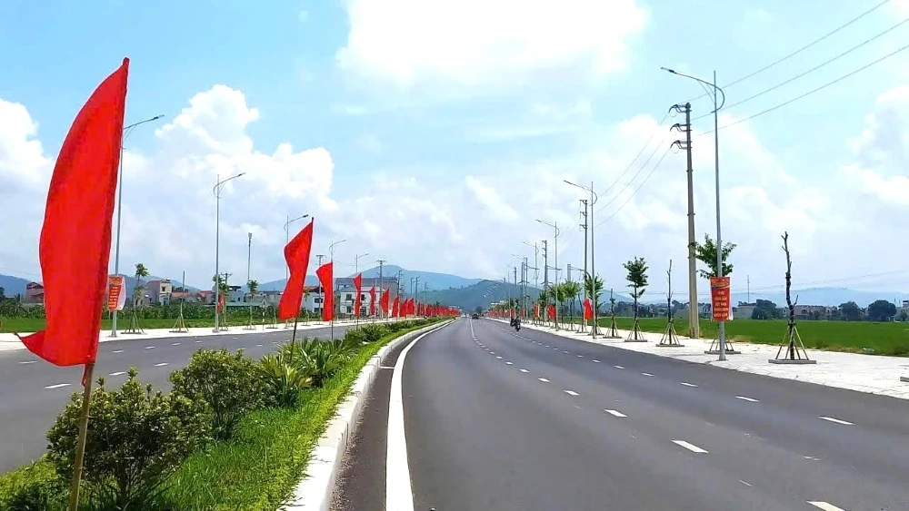 Phố phường, làng mạc “khoác áo mới” trước thềm Đại hội