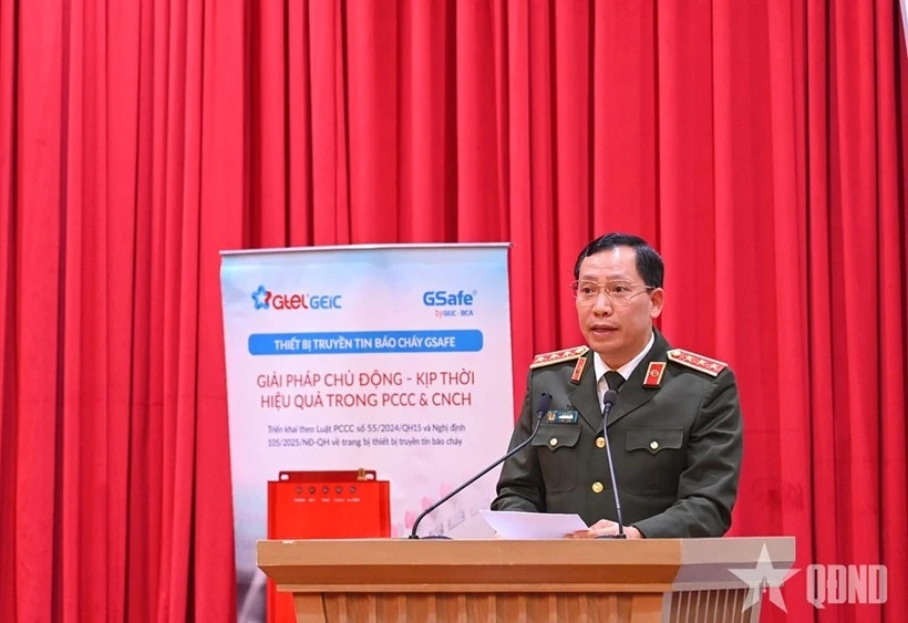 Ra mắt trung tâm thông tin chỉ huy phòng cháy, chữa cháy, ứng dụng“Báo cháy 114”