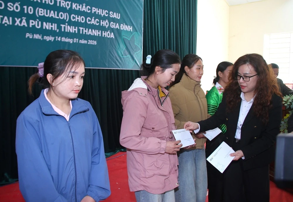 BIDV Thanh Hóa trao quà Tết cho người nghèo