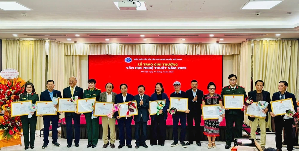 Thanh Hóa có 4 tác giả đoạt Giải thưởng Văn học Nghệ thuật năm 2025