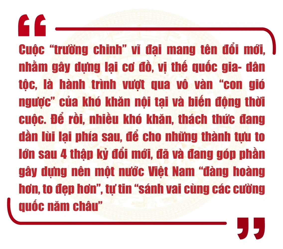 [E-Magazine]: Đất nước sau 40 năm đổi mới: Hành trình gây dựng lại cơ đồ, vị thế quốc gia - dân tộc
