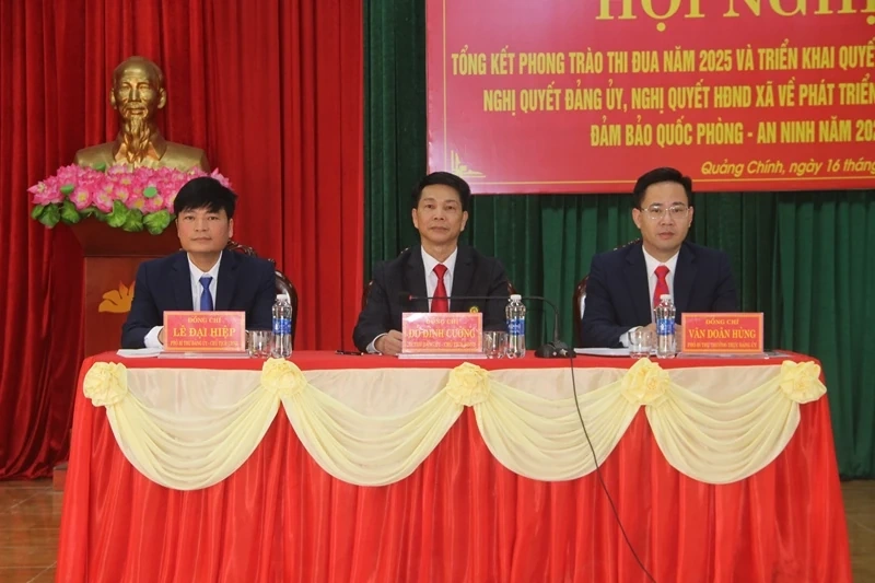 Xã Quảng Chính triển khai các nghị quyết về phát triển kinh tế - xã hội năm 2026