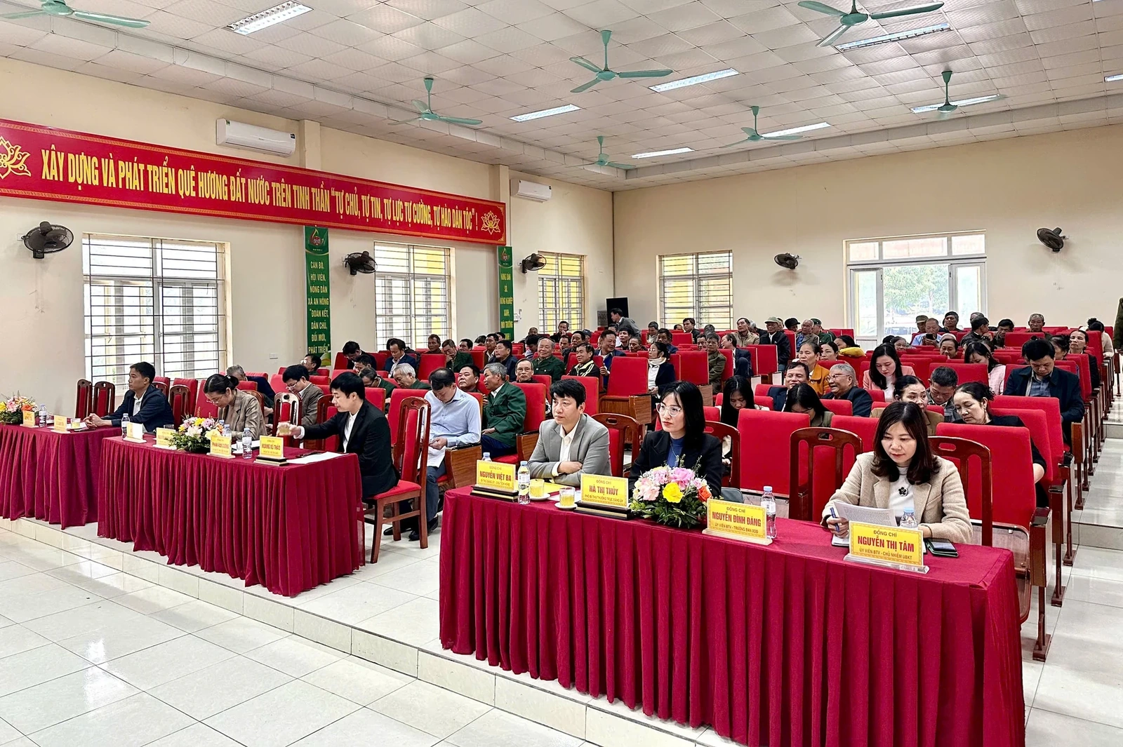 Xã An Nông tổng kết công tác Mặt trận và các tổ chức chính trị - xã hội