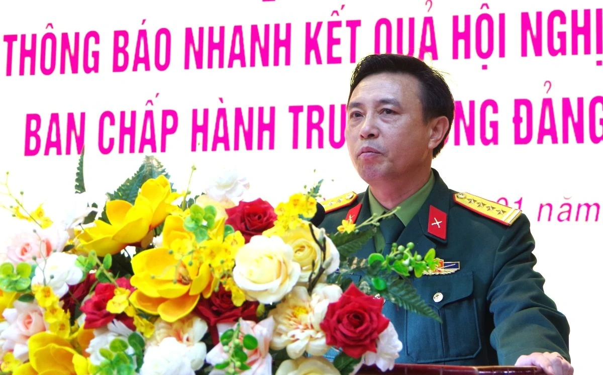 Đảng ủy Quân sự tỉnh thông báo nhanh kết quả Hội nghị lần thứ 15 Ban Chấp hành Trung ương Đảng khóa XIII