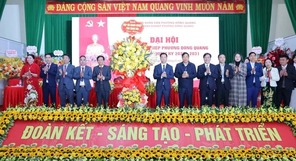 Đồng hành cùng doanh nghiệp phường Đông Quang thúc đẩy sản xuất kinh doanh, chuyển đổi số và đổi mới sáng tạo