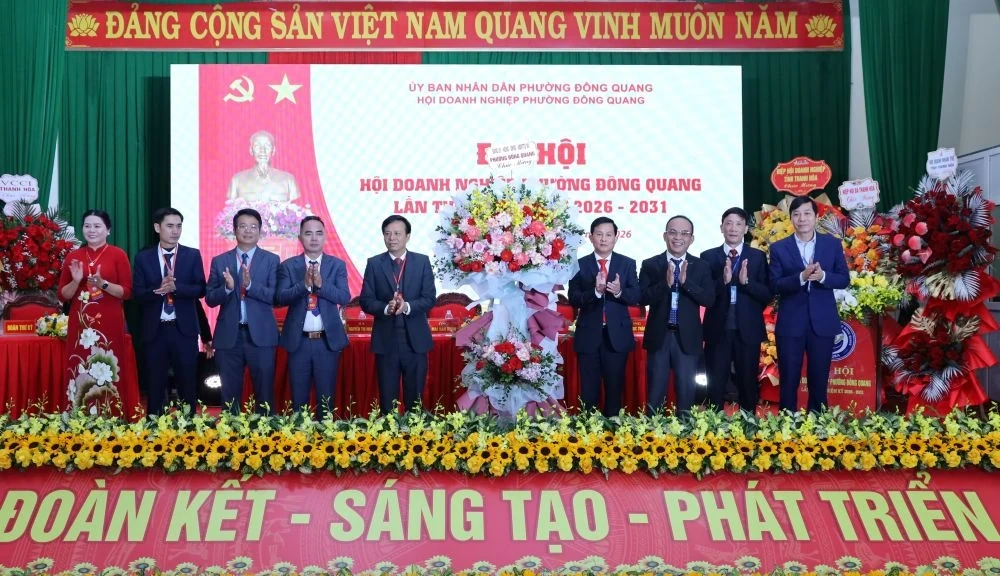 Đồng hành cùng doanh nghiệp phường Đông Quang thúc đẩy sản xuất kinh doanh, chuyển đổi số và đổi mới sáng tạo