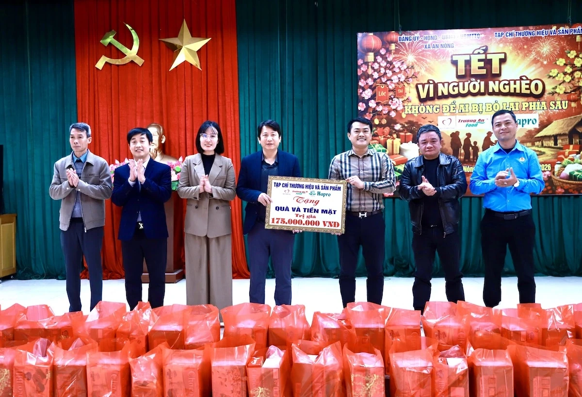 Tết vì người nghèo - không để ai bị bỏ lại phía sau tại xã An Nông