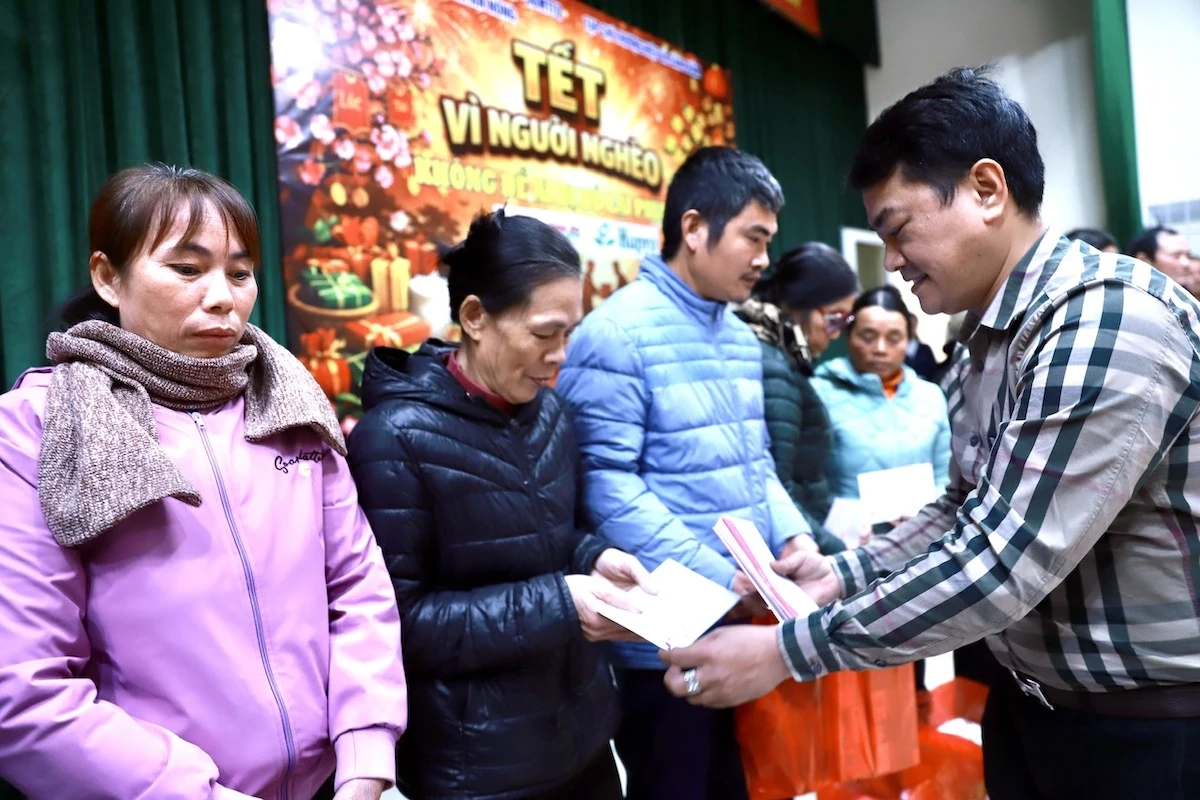 Tết vì người nghèo - không để ai bị bỏ lại phía sau tại xã An Nông