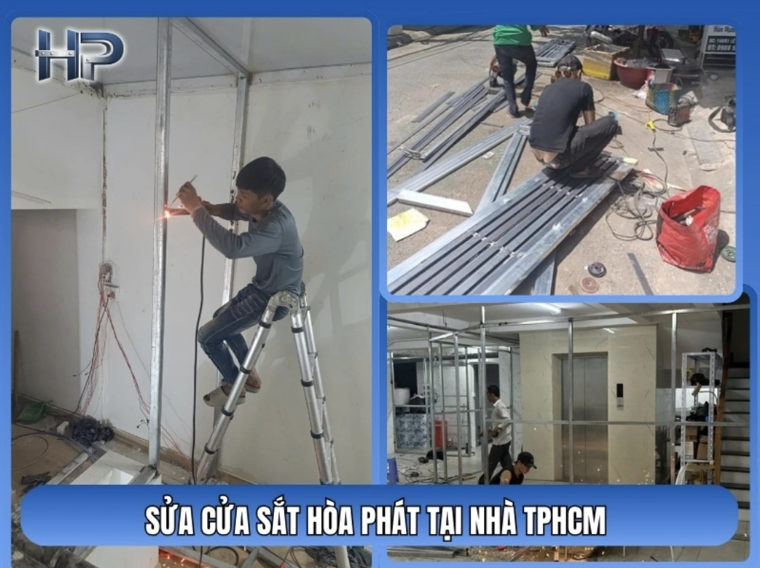 Địa chỉ dịch vụ thợ hàn sắt tại nhà giá rẻ TPHCM - Sửa Cửa Sắt Hòa Phát