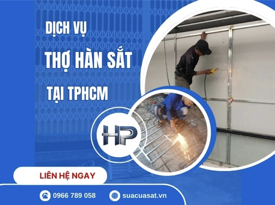 Địa chỉ dịch vụ thợ hàn sắt tại nhà giá rẻ TPHCM - Sửa Cửa Sắt Hòa Phát