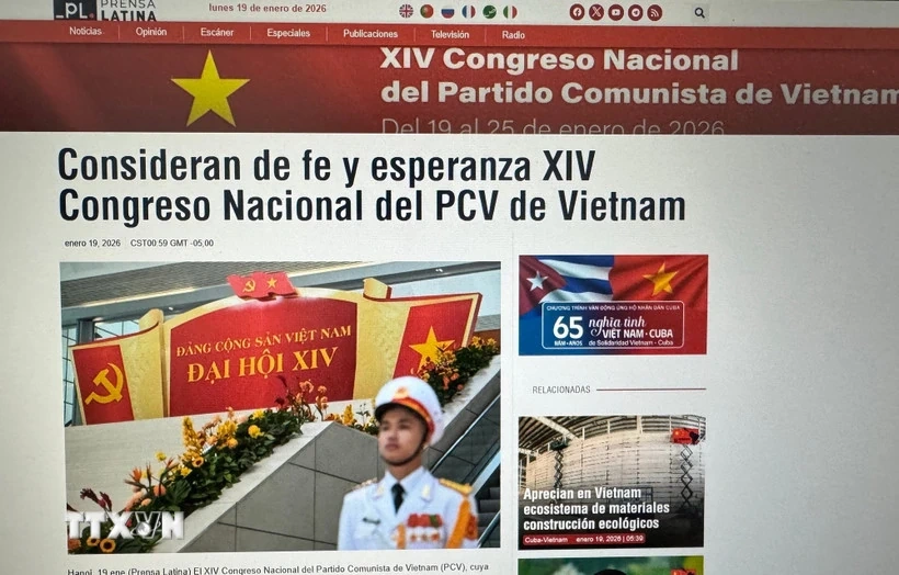 Prensa Latina khai trương chuyên mục về sự kiện trọng đại của Việt Nam