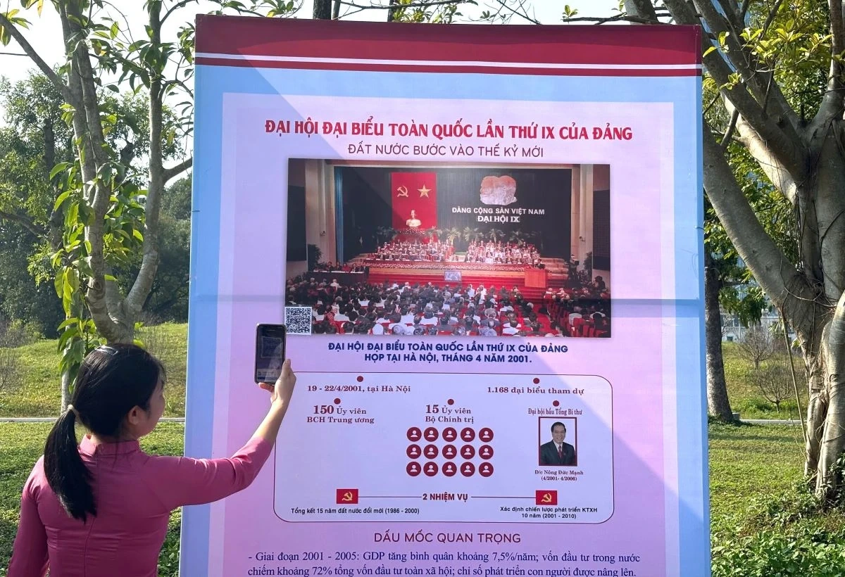 Triển lãm tranh cổ động chào mừng Đại hội đại biểu toàn quốc lần thứ XIV của Đảng