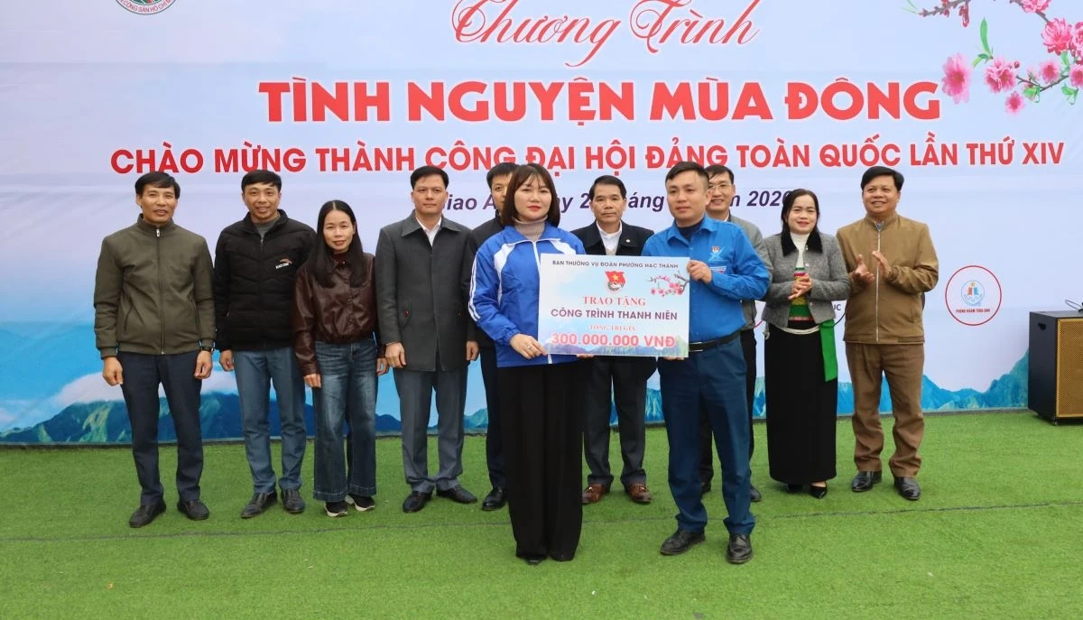 Thiết thực chương trình “Tình nguyện mùa Đông” tại xã Giao An